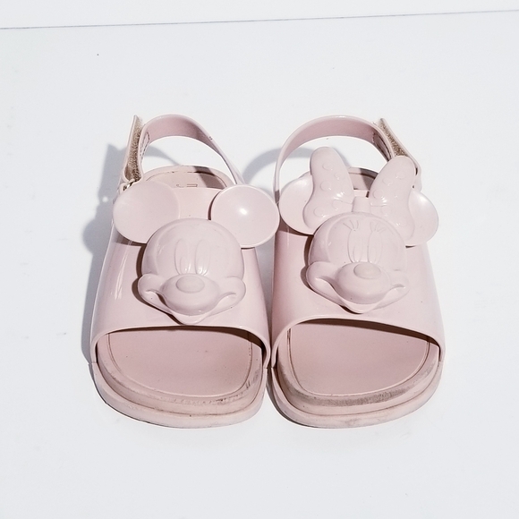 MINI MELISSA Mickey Minni Sandlas Bog Boots PEEK sandals size 9 8 - Picture 8 of 13